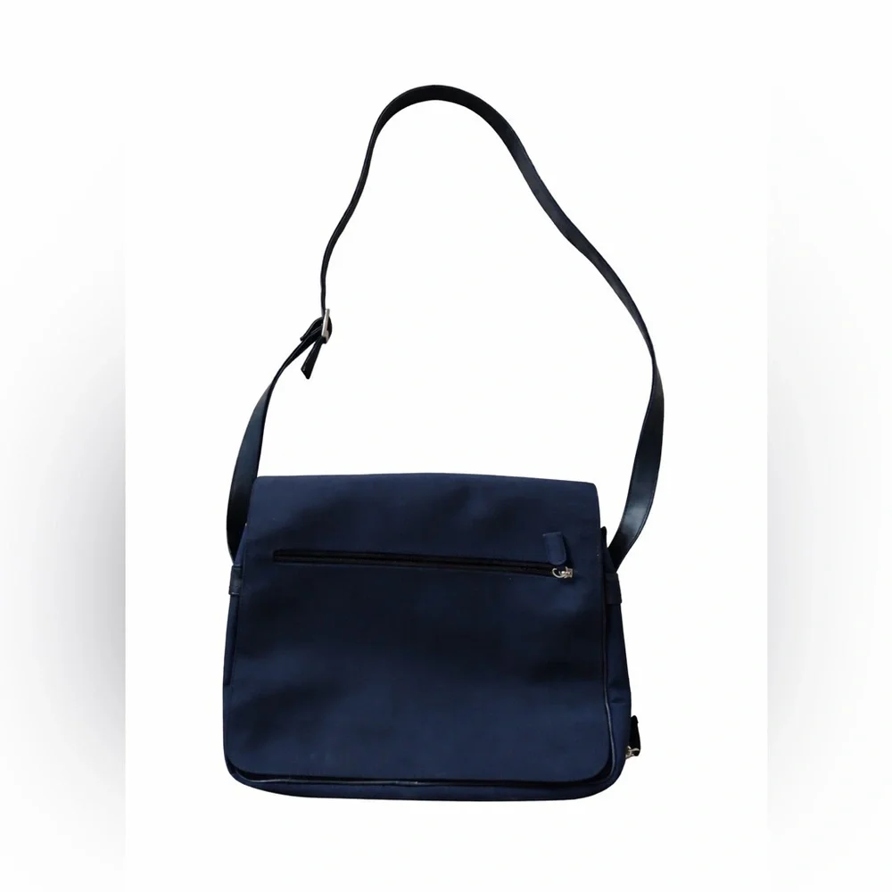 Chic Navy Blue Women's Satchel